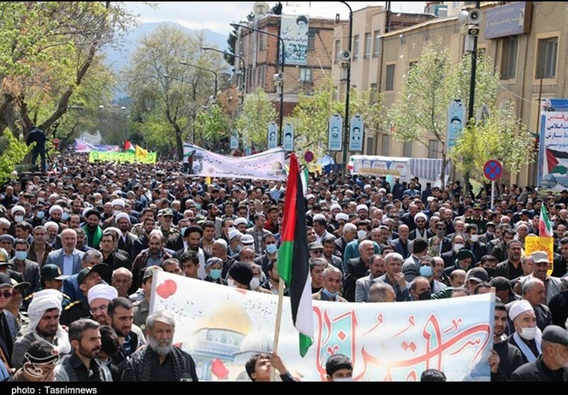 خروش ایرانی‌ها در راهپیمایی روز جهانی قدس