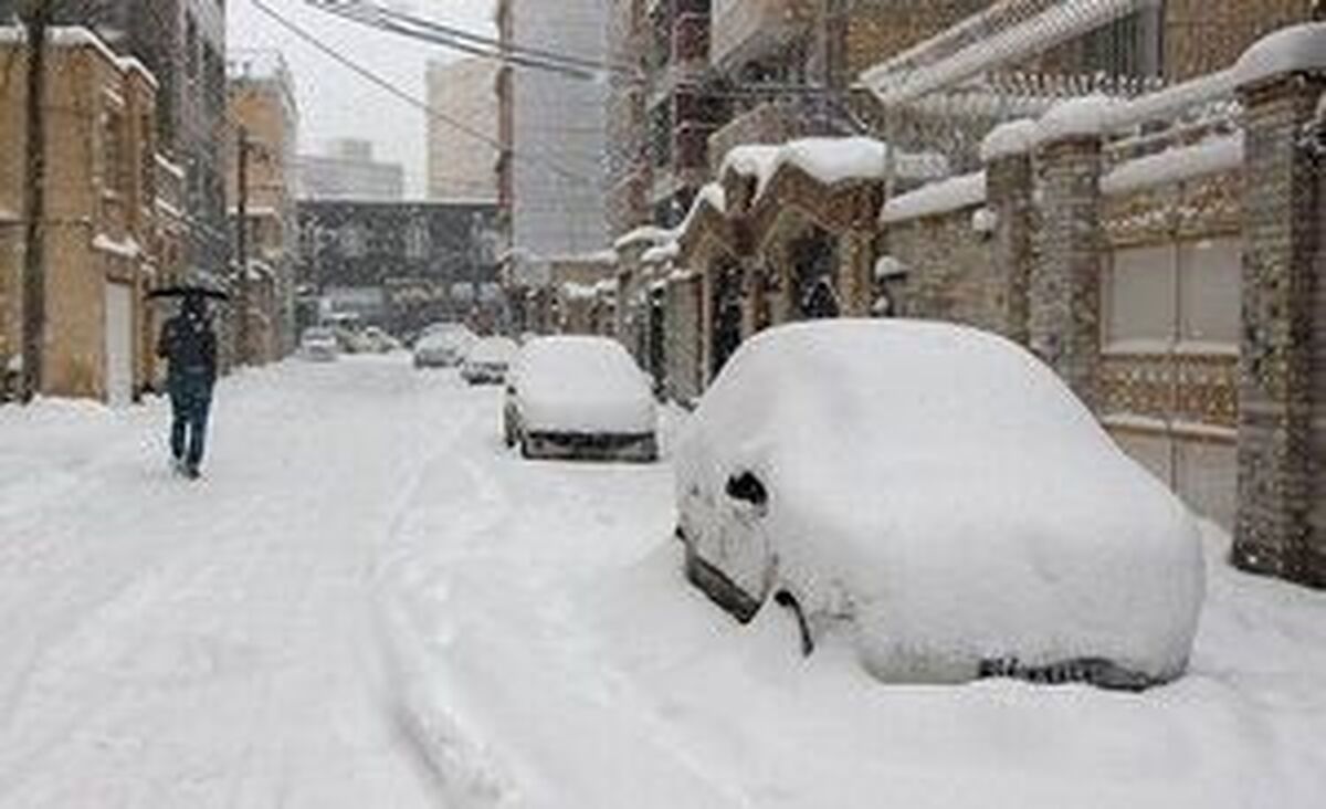 برف ایران را فرا می‌گیرد +نقشه