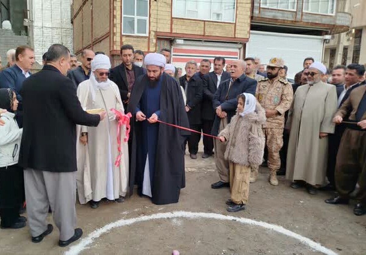 برگزاری آیین کلنگ زنی مسجد پاسداران شهرک ظفر جوانرود