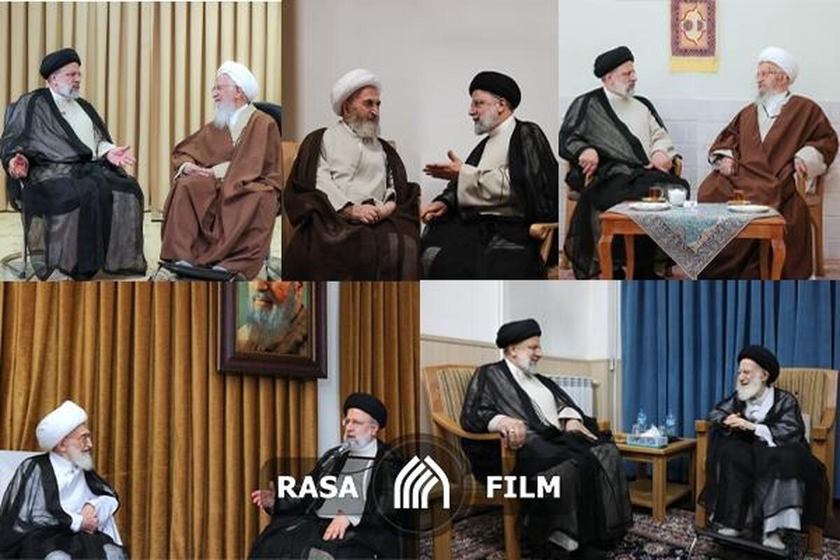 میزبانی علما و مراجع تقلید از رییس جمهور در قم