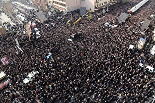 حماسه دوم خرداد ۱۴۰۳ مردم تهران در تکریم شهدای خدمت