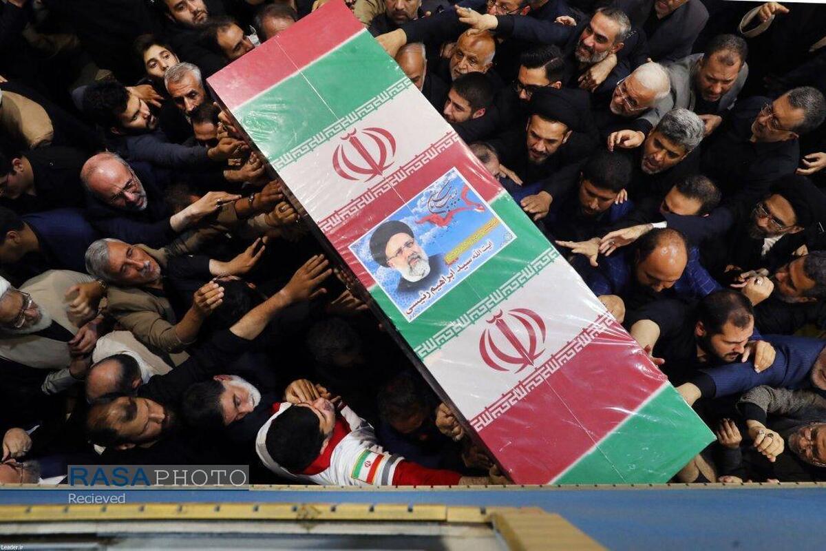تشییع رئیس جمهور شهید در بیرجند + فیلم