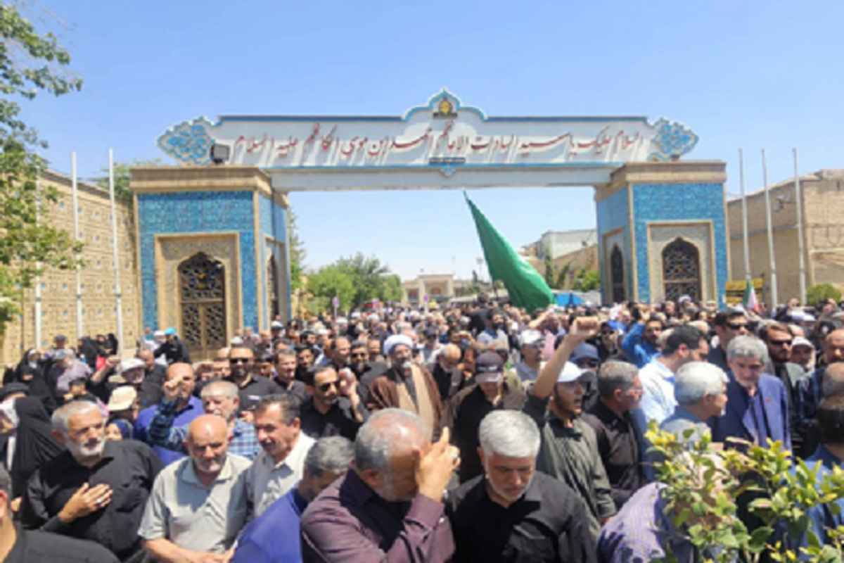 برگزاری راهپیمایی جمعه های خشم در شیراز با فریاد 