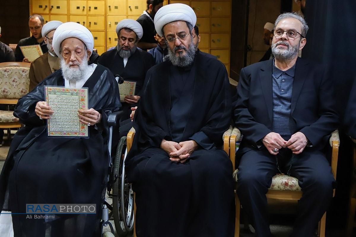 مراسم بزرگداشت شهید صفی الدین در دفتر حزب الله لبنان در قم