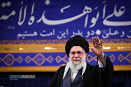 دیدار خانواده شهدای اقتدار با رهبر انقلاب در روز میلاد امیرالمومنین (علیه‌السلام)