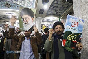 گزارش میدانی | فیضیه قم یکپارچه در حمایت از ولایت