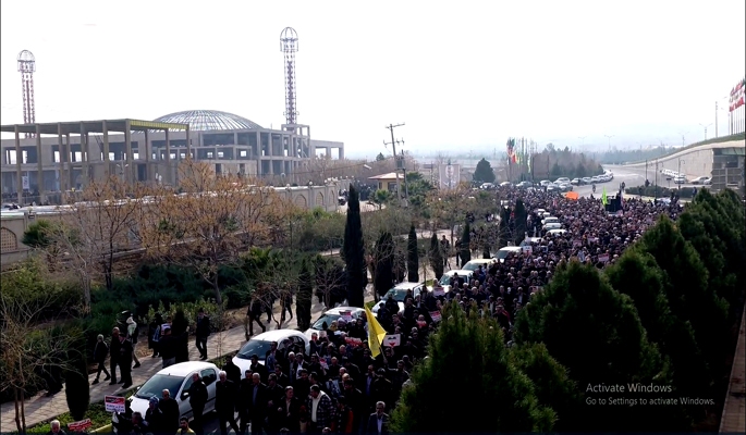 راهپیمایی کاشانی‌ها محکومیت آشوبگران و اغتشاشگران + عکس