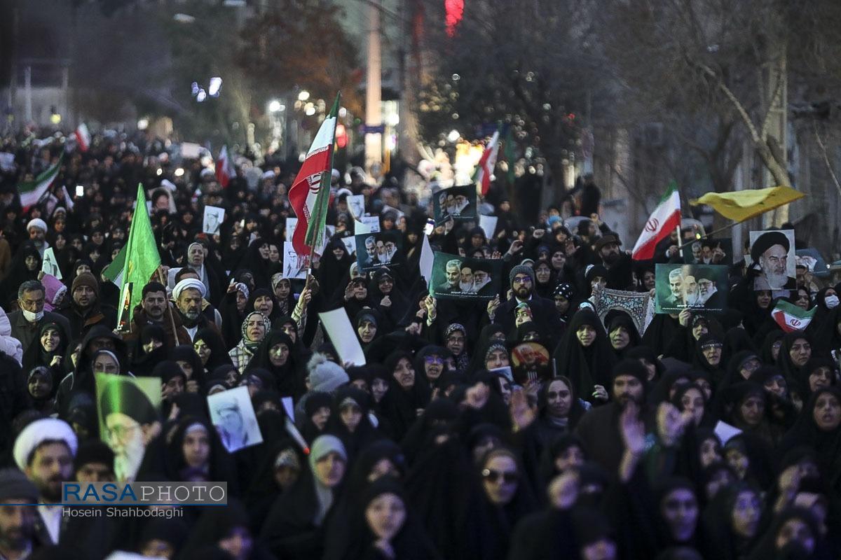 قیام مردم قم علیه اغتشاشگران