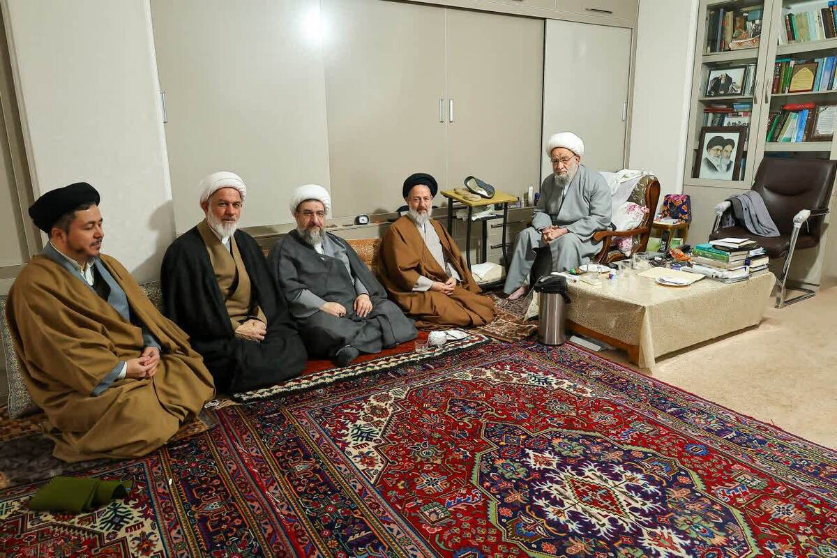 امام جمعه تبریز با آیت الله بنابی دیدار کرد
