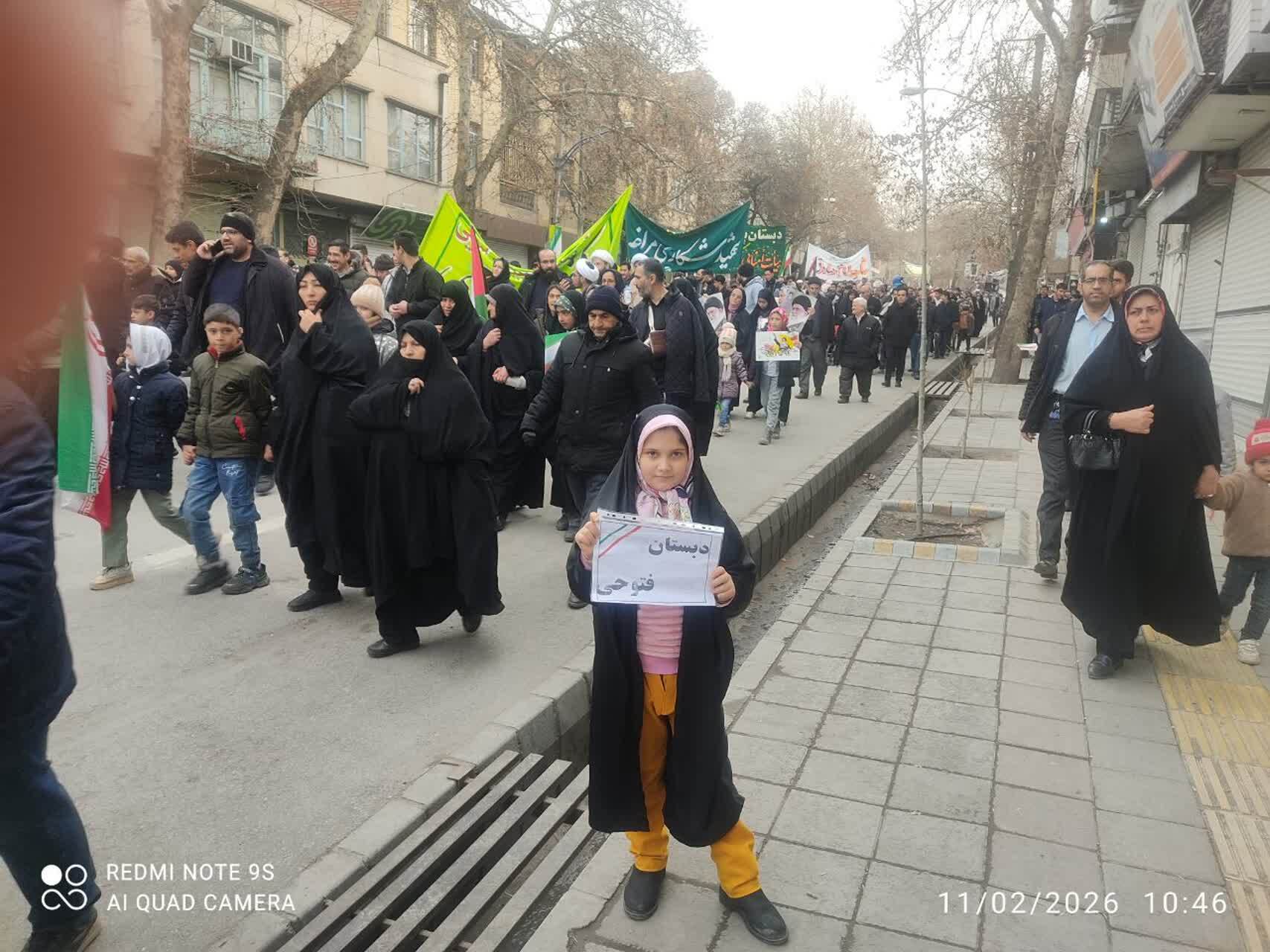 حضور بی‌نظیر مردم مراغه در راهپیمایی چهل‌ و هفتمین فجر انقلاب اسلامی+ تصاویر
