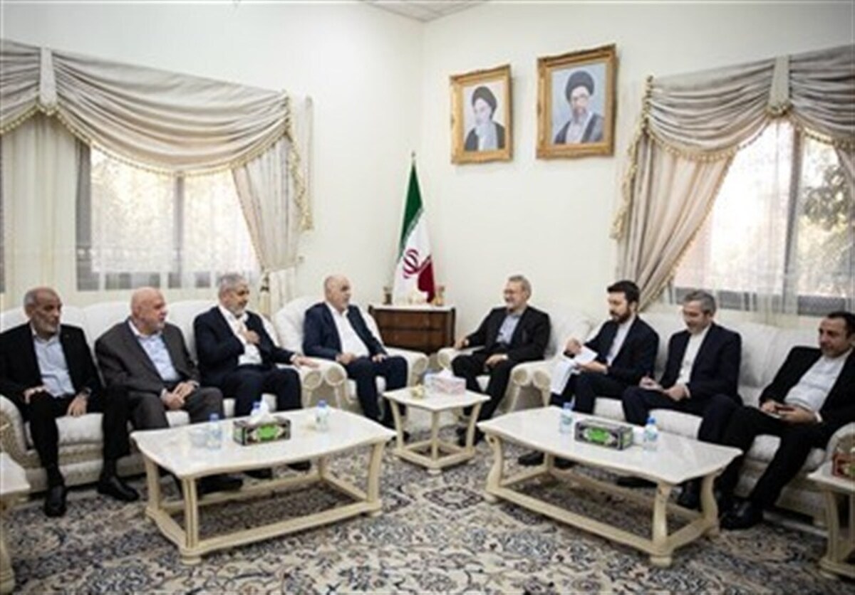 بیانیه حماس درباره دیدار با لاریجانی در دوحه