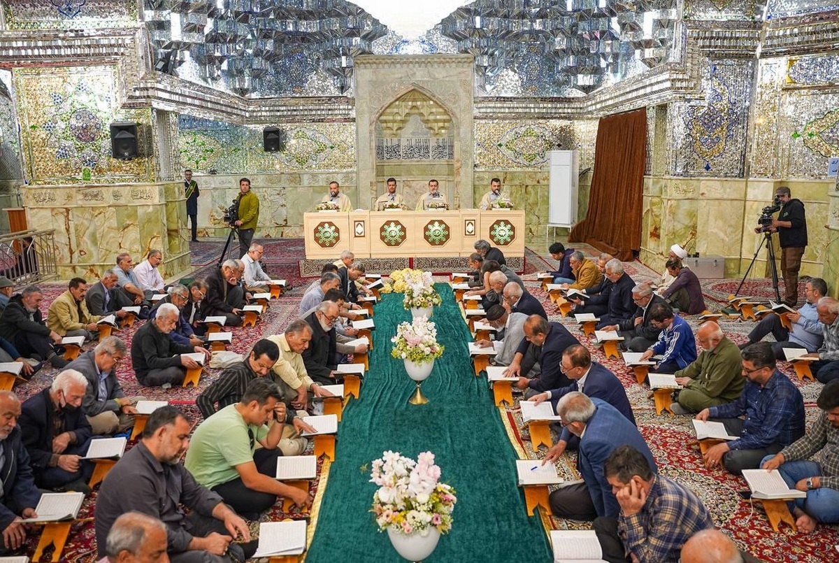 آغاز محفل جزءخوانی قرآن کریم در سوّمین حرم اهل‌بیت