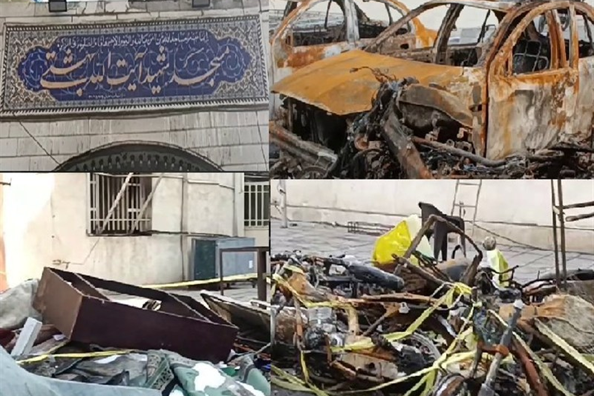 نیمه‌شب آتش‌بار مسجد شهید بهشتی؛ از یورش مسلحانه تا خاکستر شبستان