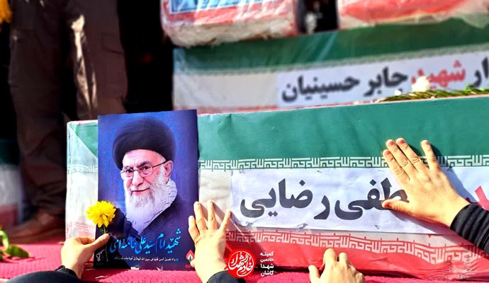 گزارش تصویری تشییع شهدای حملات دشمن امریکایی- صهیونی در کاشان