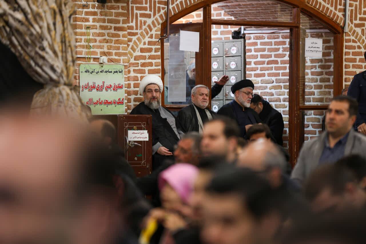 حضور امام جمعه تبریز در مراسم ولادت امام حسن مجتبی و یادبود شهدای اقتدار استان+ تصاویر