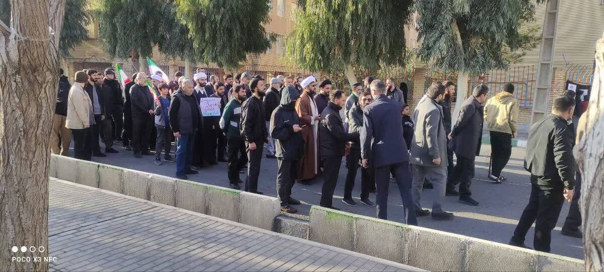 اعلام انتقام طلاب آذربایجانی مقیم قم از دشمن آمریکایی- صهیونی در پی شهادت امام خامنه‌ای