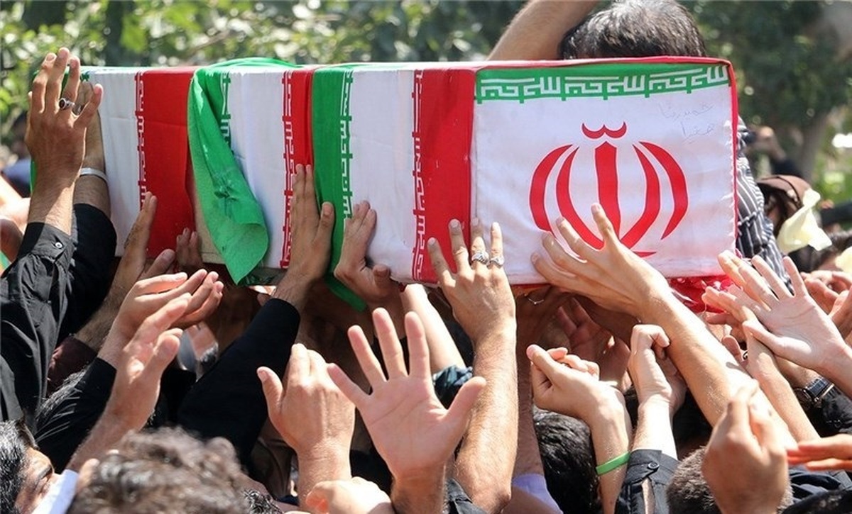 پیکر مطهر ۱۶ شهید حملات آمریکایی صهیونی در قم تشییع می‌شود