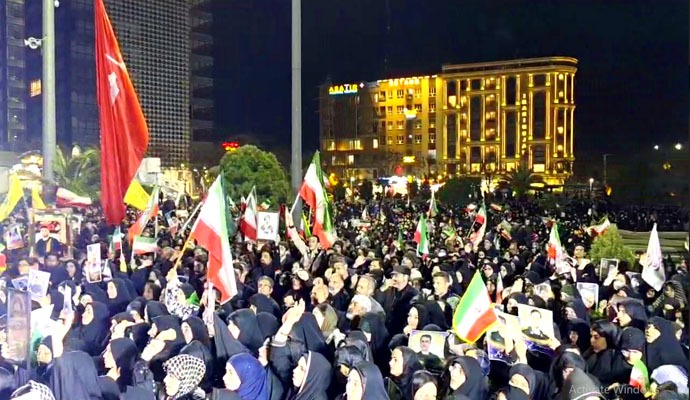 مراسم وداع با شهدای اقتدار کاشان برگزار شد + عکس