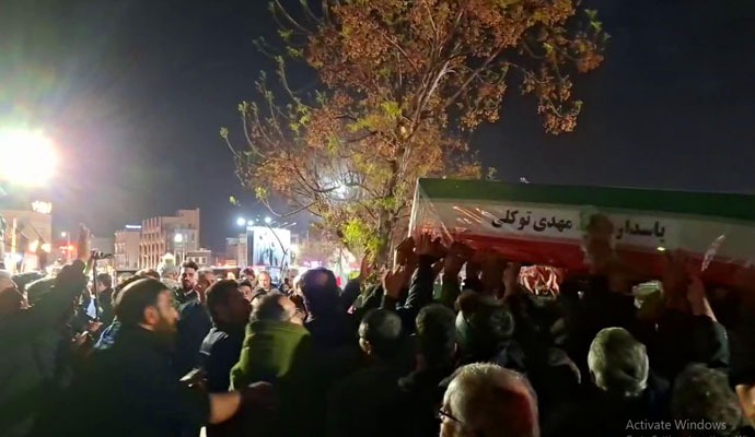 مراسم وداع با شهدای اقتدار کاشان برگزار شد + عکس
