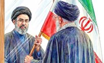 بیعت کارکنان مرکز کامپیوتری نور با حضرت آیت الله امام سید مجتبی خامنه‌ای
