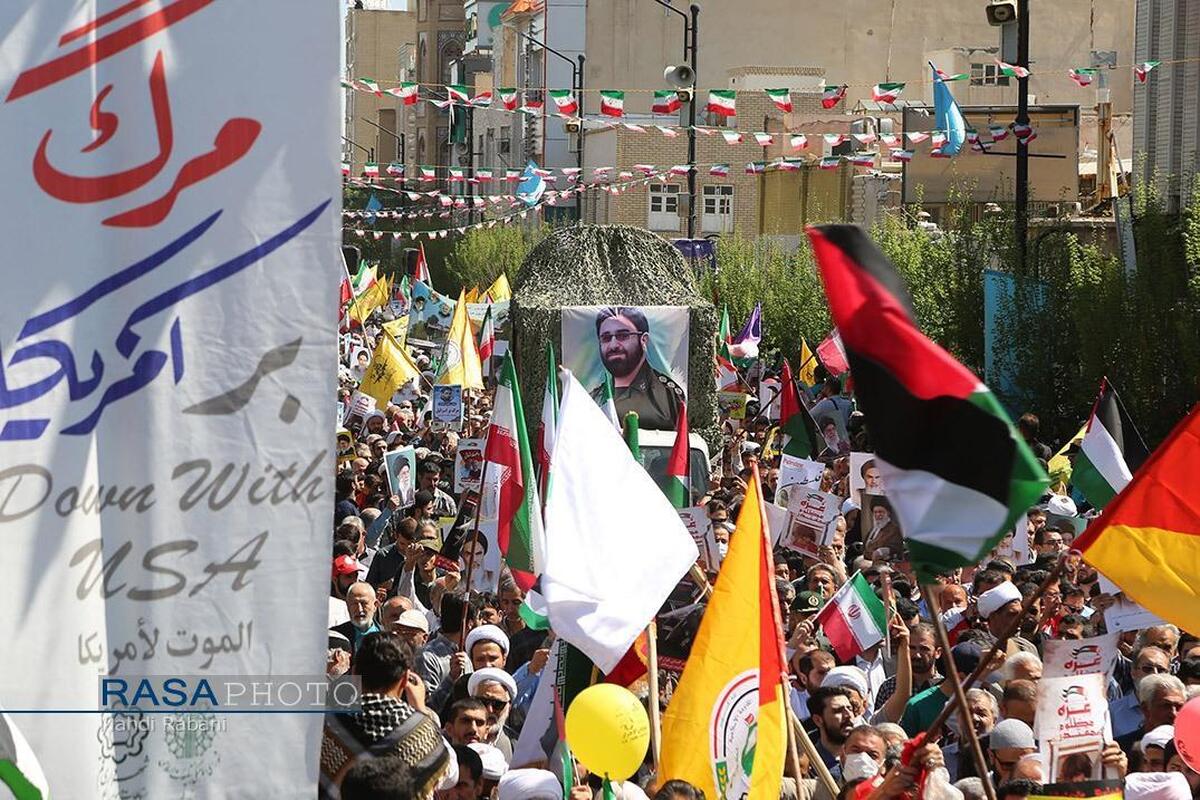 مسیرهای دهگانه راهپیمایی روز جهانی قدس در تهران اعلام شد