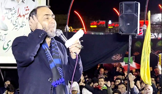 مراسم وداع با کاروان سوم شهدای اقتدار کاشان برگزار شد + عکس