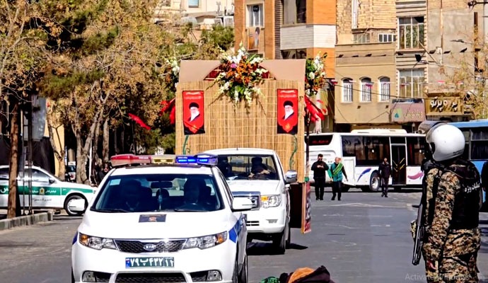 تشییع کاروان سوم شهدای اقتدار کاشان + عکس