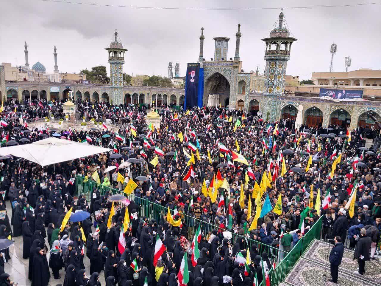 حماسه ملت ایران در روز قدس با لبیک به ندای رهبری آغاز شد