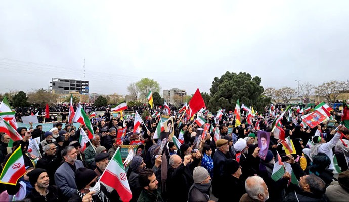 غرش درالمومنین کاشان در روز جهانی قدس + عکس