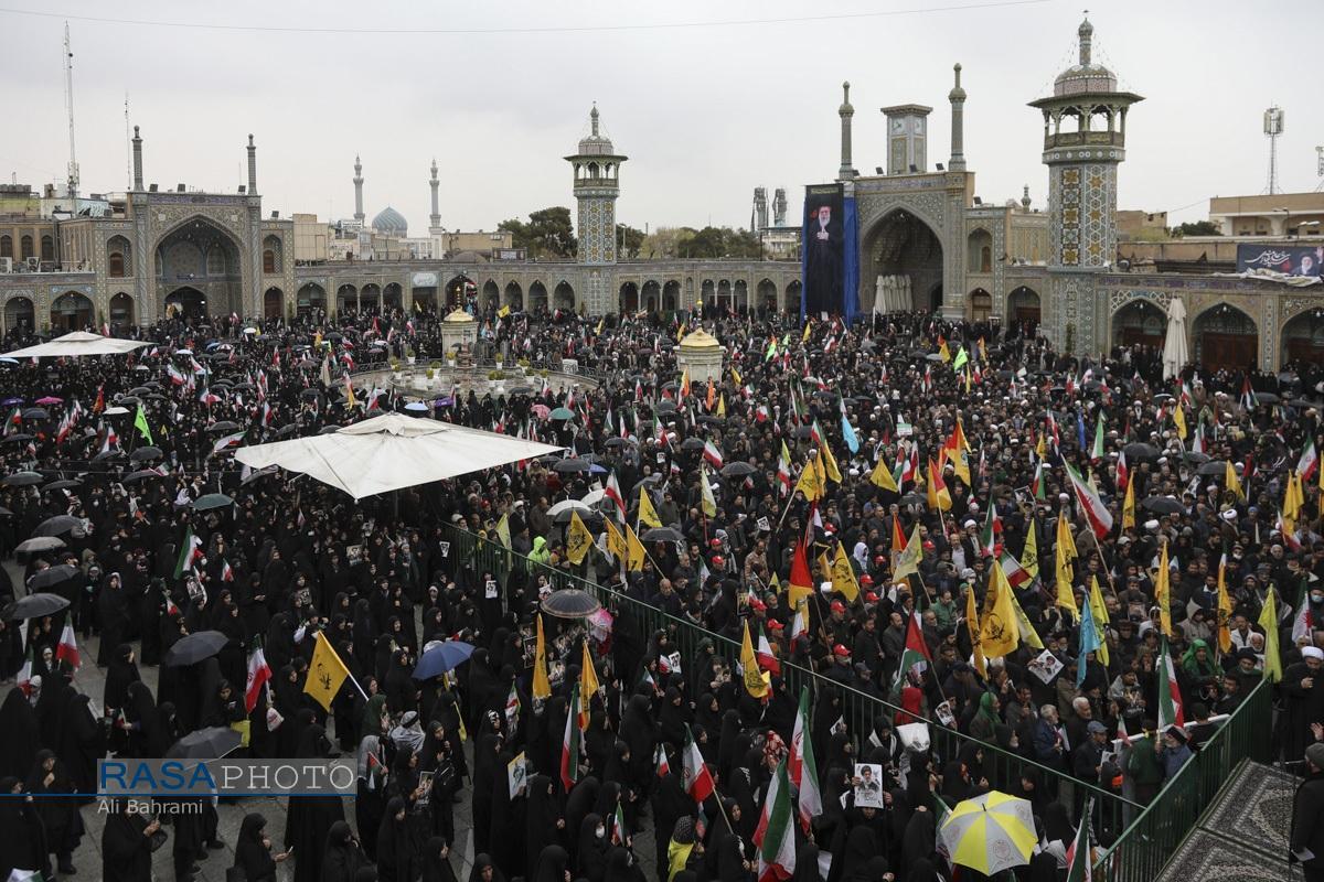 خروش سراسری ملت در روز جهانی قدس ۱۴۰۴؛ پیمان وفاداری با رهبر جدید انقلاب در میانه خاکستر تجاوز و شهادت
