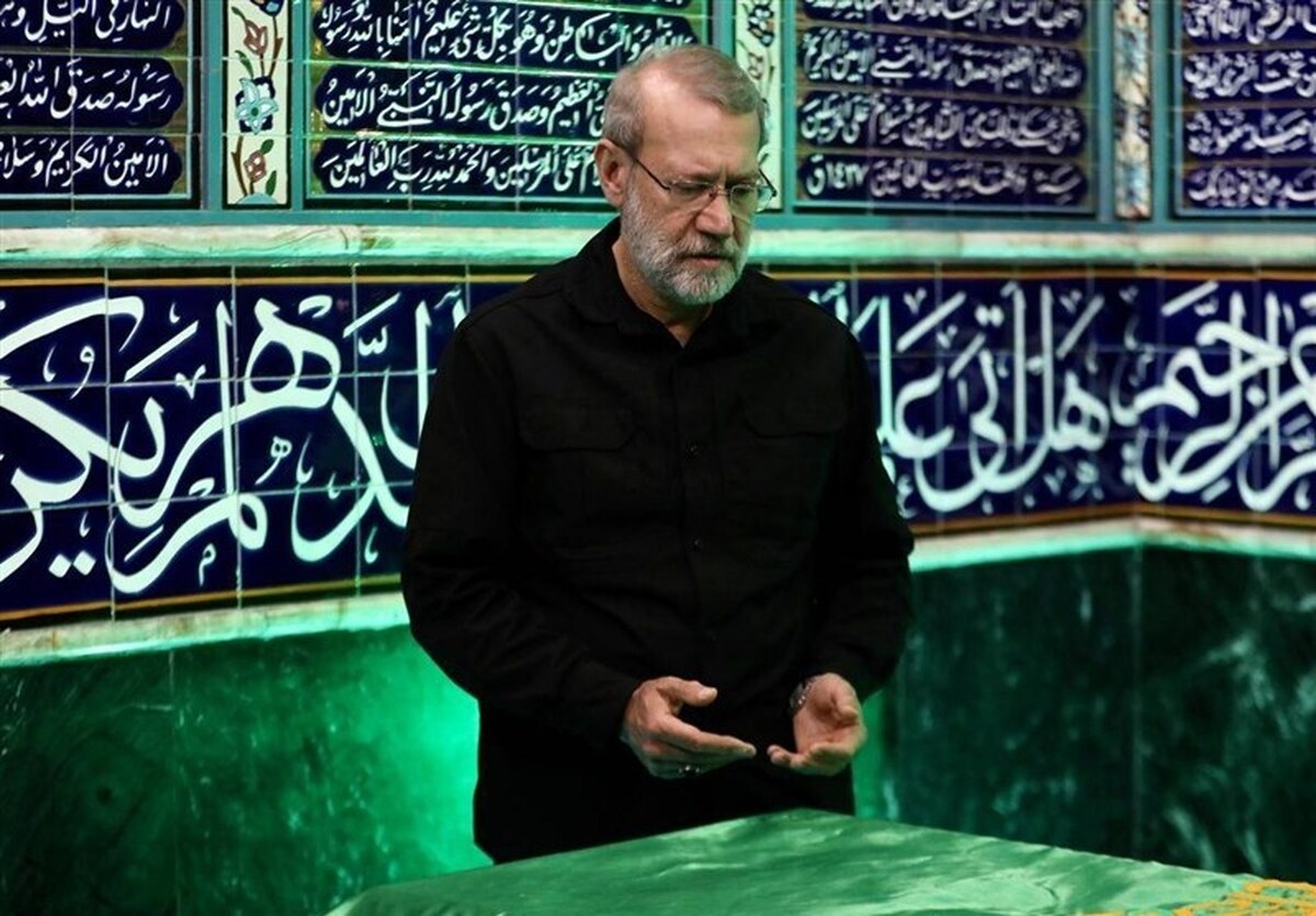 پیکر شهید لاریجانی در حرم حضرت معصومه خاکسپاری می‌شود