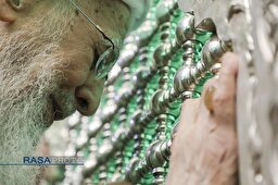 تشرف آیت الله جوادی آملی به حرم امیرالمومنین و حرم امامین عسکریین (علیهم السلام)