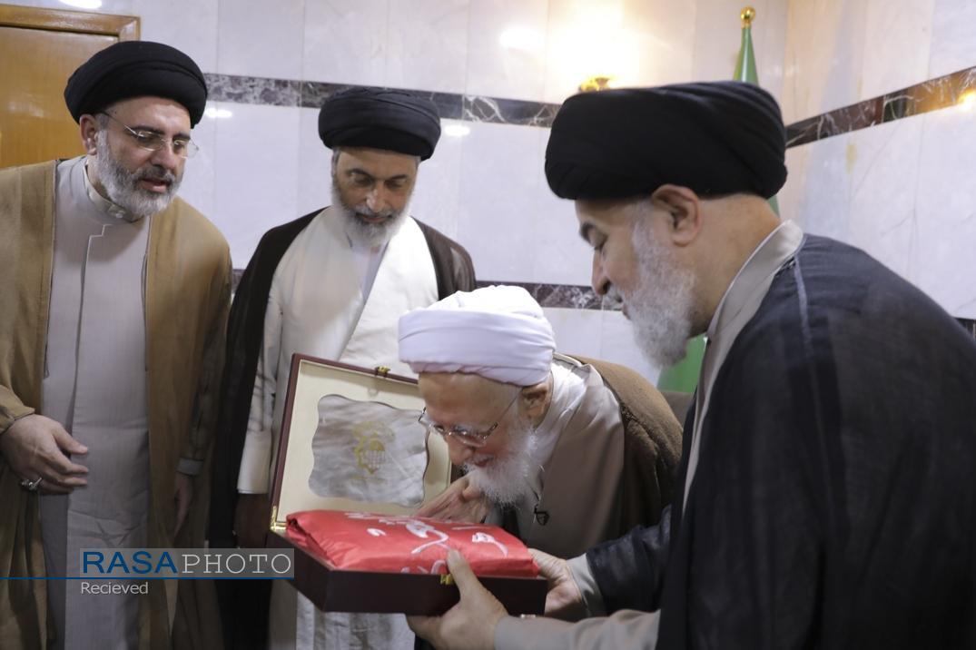 سفر آیت‌الله جوادی آملی به عتبات مقدسه؛ خط بطلان بر تفرقه و تقابل حوزه‌های قم و نجف