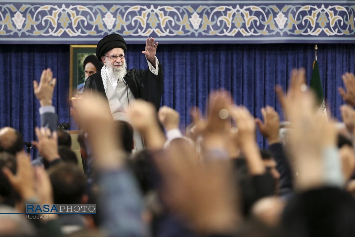 مراسم بزرگداشت شهید رئیسی و شهدای خدمت با حضور رهبر انقلاب