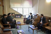 دیدار صمیمانه مسؤولان خبرگزاری رسا با پدر شهید آیت‌الله آل‌هاشم