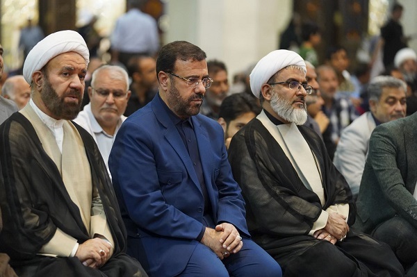 مراسم ارتحال امام در حرم شاهچراغ شیراز برگزار شد