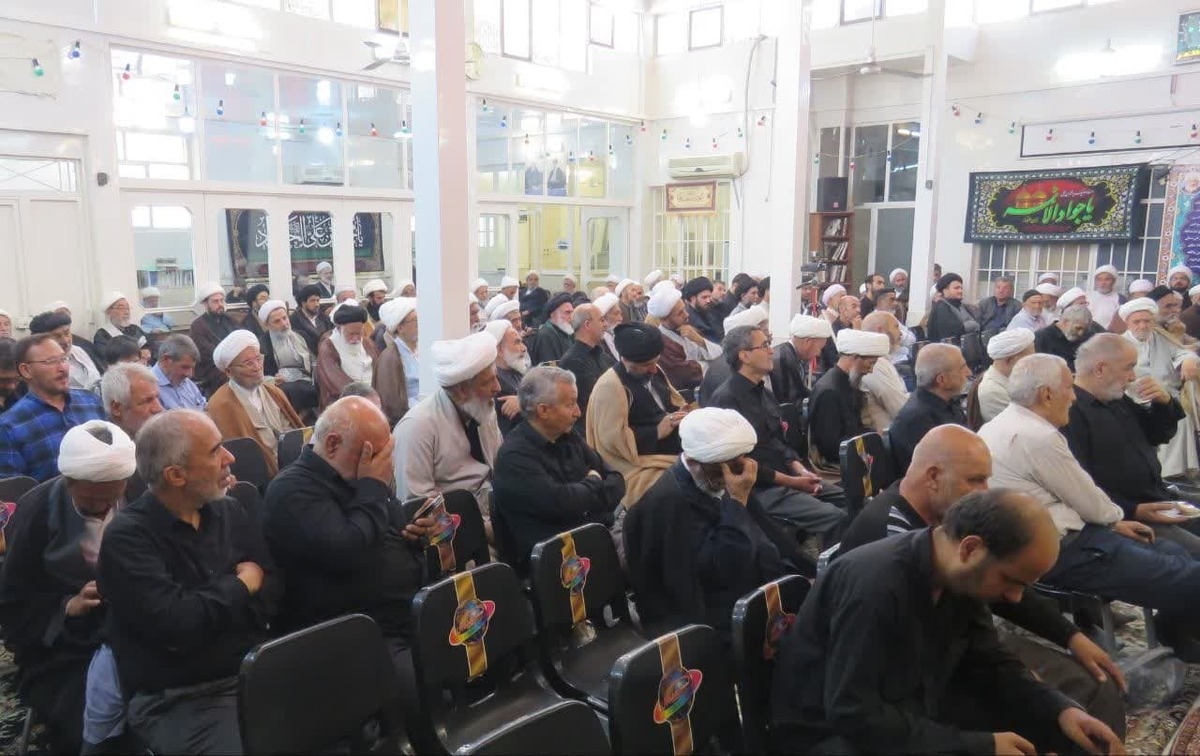 برگزاری مراسم سوگواری شهادت امام جواد در دفتر مرحوم آیت الله فاضل لنکرانی