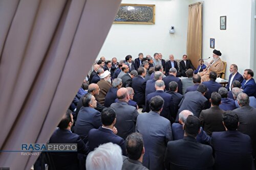 دیدار وزیر کشور و استانداران با رهبر معظم انقلاب