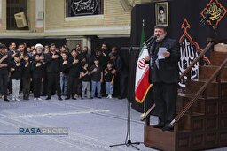 مراسم عزاداری شام غریبان حسینی (علیه‌السلام) در حسینیه امام خمینی (ره)