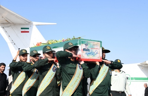 عکس خبر ندارد///پیکر سردار شهید غیب‌پرور وارد شیراز شد + عکس