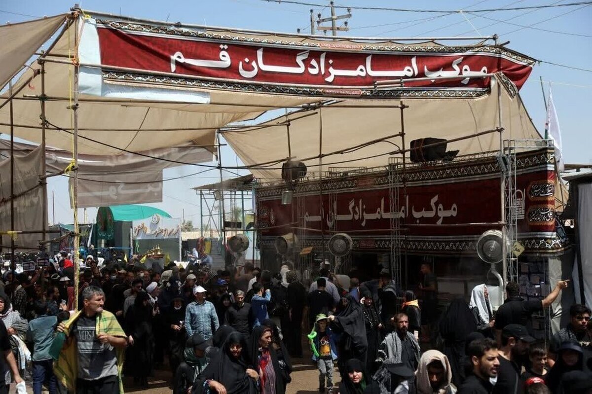 برپایی ۷ موکب اربعین در جوار بقاع متبرکه شاخص قم