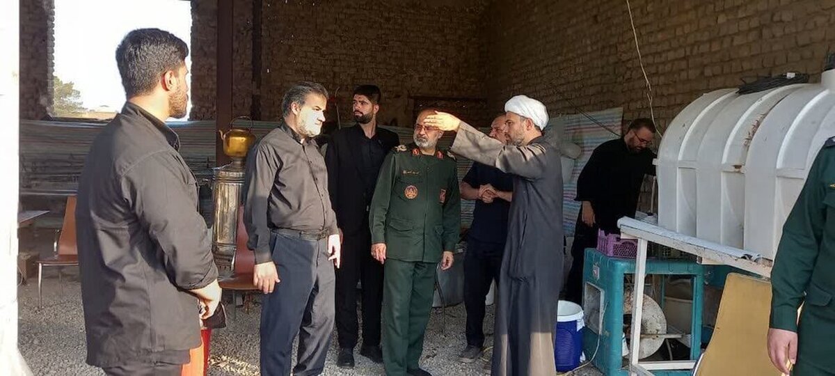 بازدید فرمانده سپاه علی بن ابی طالب از موکب‌های جهادی