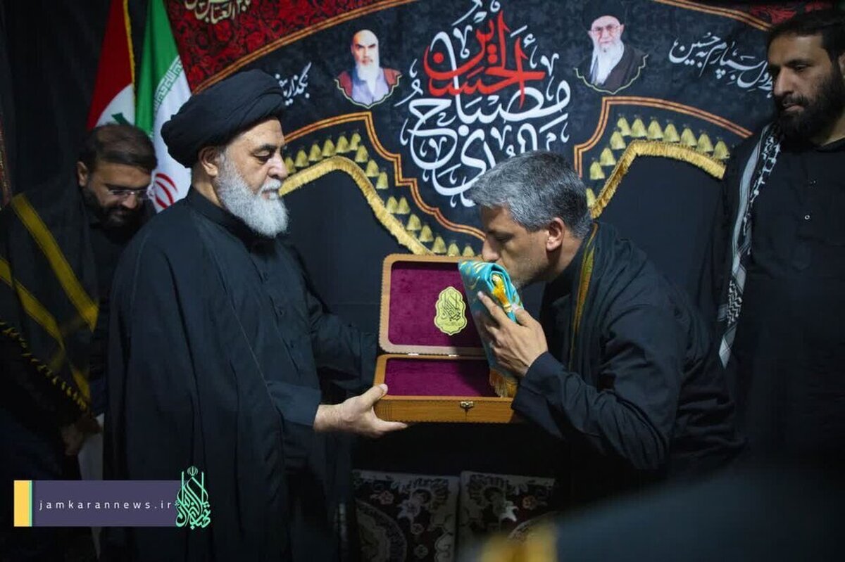 بازدید تولیت آستان مقدس مسجد جمکران از موکب حرم مطهر حضرت معصومه
