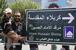 پیاده روی جاماندگان اربعین در تهران