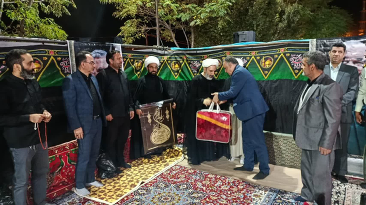 عزاداری به نیابت از سردار شهید «اسماعیل شاکری» در مومن‌آباد قم