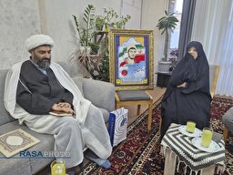 دیدار مدیرعامل خبرگزاری رسا با خانواده طلبه شهید ابراهیمی