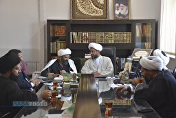 دیدار مدیرعامل خبرگزاری رسا با مدیر و نشست صمیمی با اساتید حوزه علمیه چهار محال و بختیاری