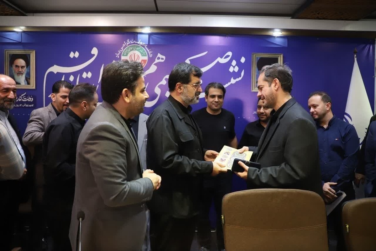 تقدیر مهندس بهنام جو از معاون خبر صداوسیمای قم