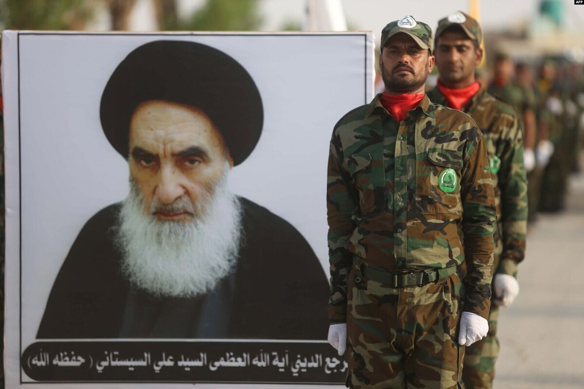 نامه رزمندگان حشد الشعبی به آیت الله سیستانی