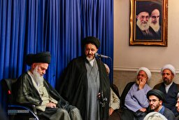 نشست طلاب و فضلای همدان با حضور رئیس جامعه مدرسین